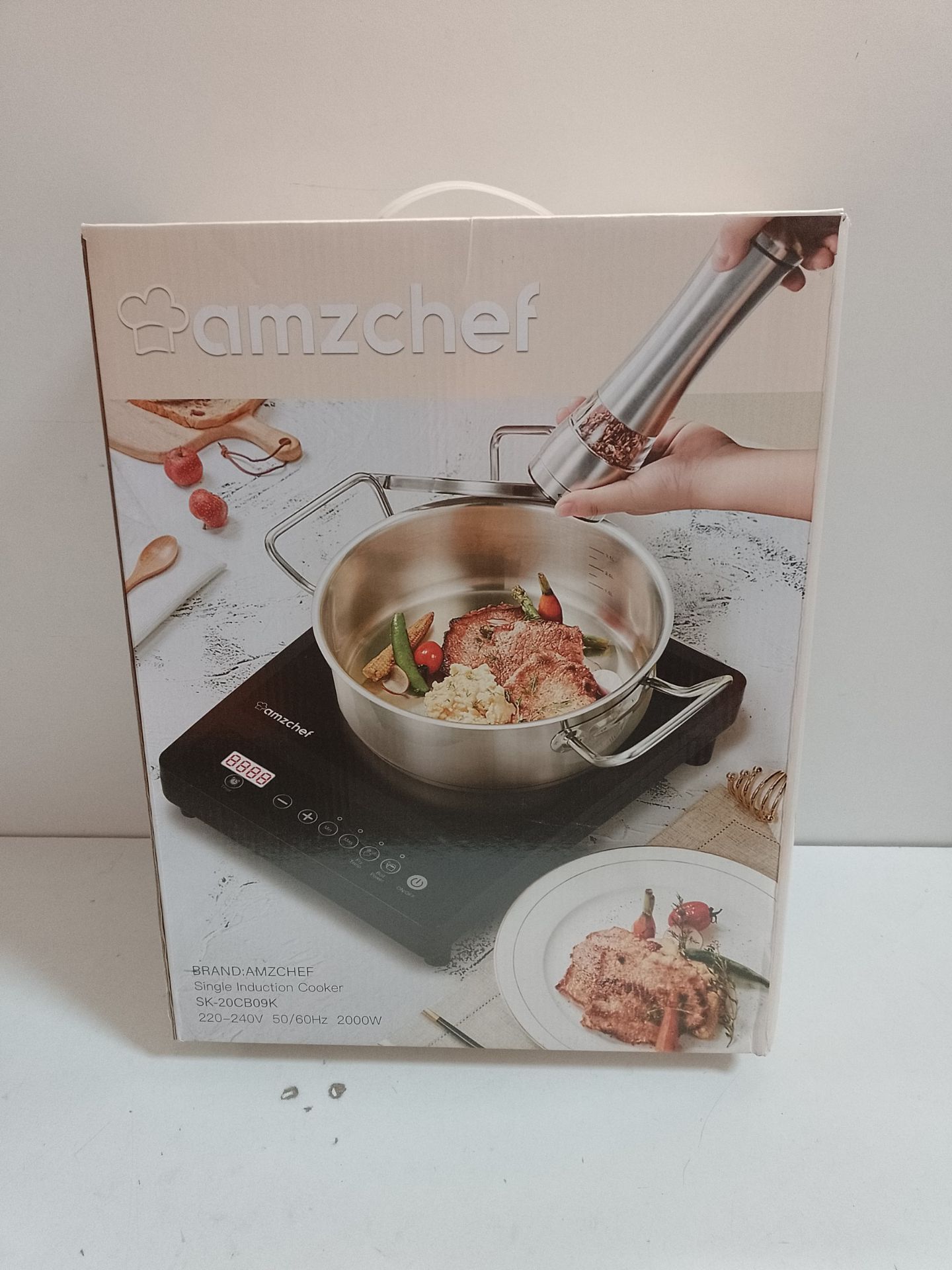 RRP £49.07 AMZCHEF Single Induction Hob - Image 2 of 2