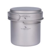 RRP £35.58 Boundless Voyage Camping Cookware Titanium Pot Set