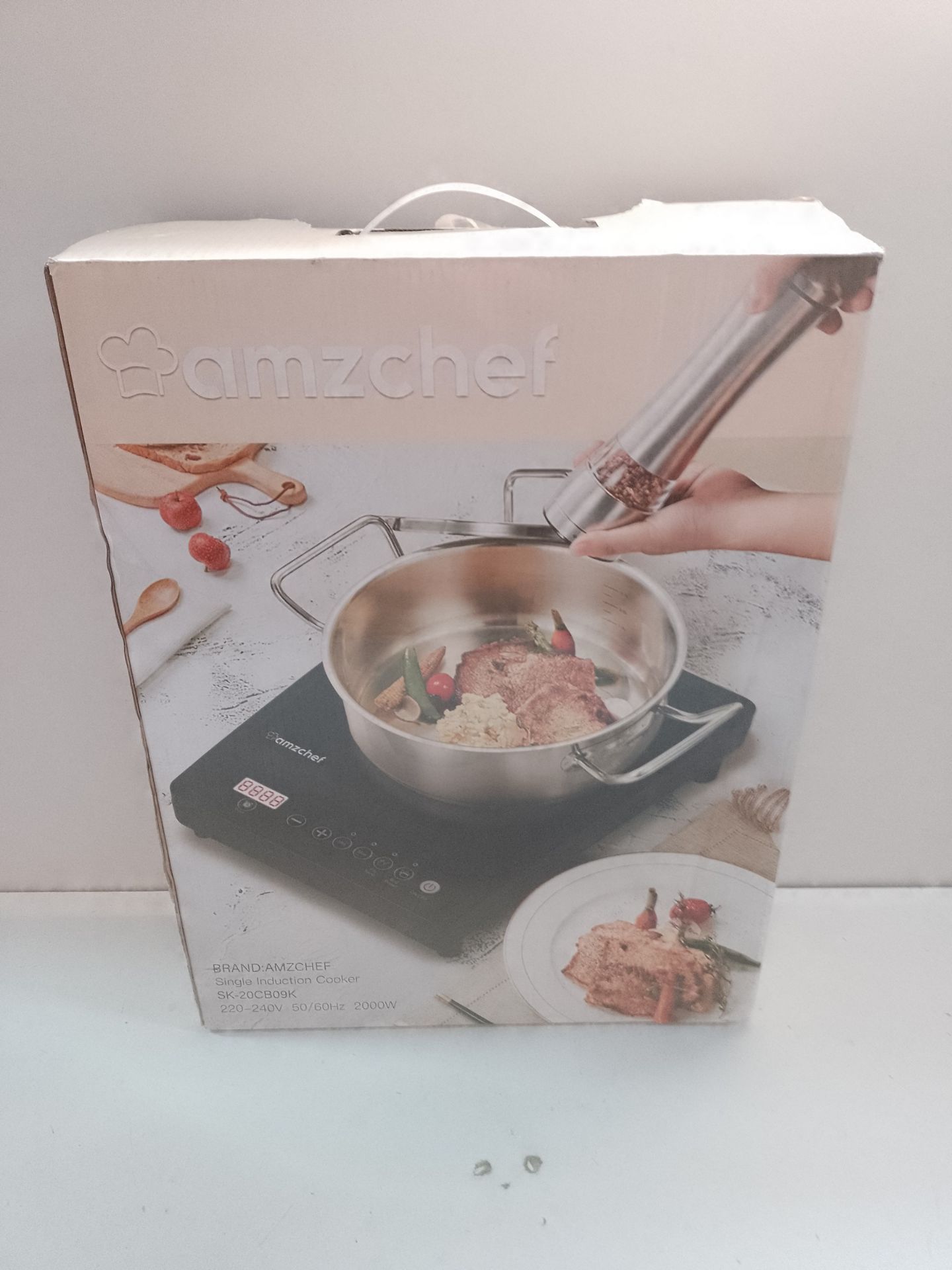 RRP £49.07 AMZCHEF Single Induction Hob - Image 2 of 2