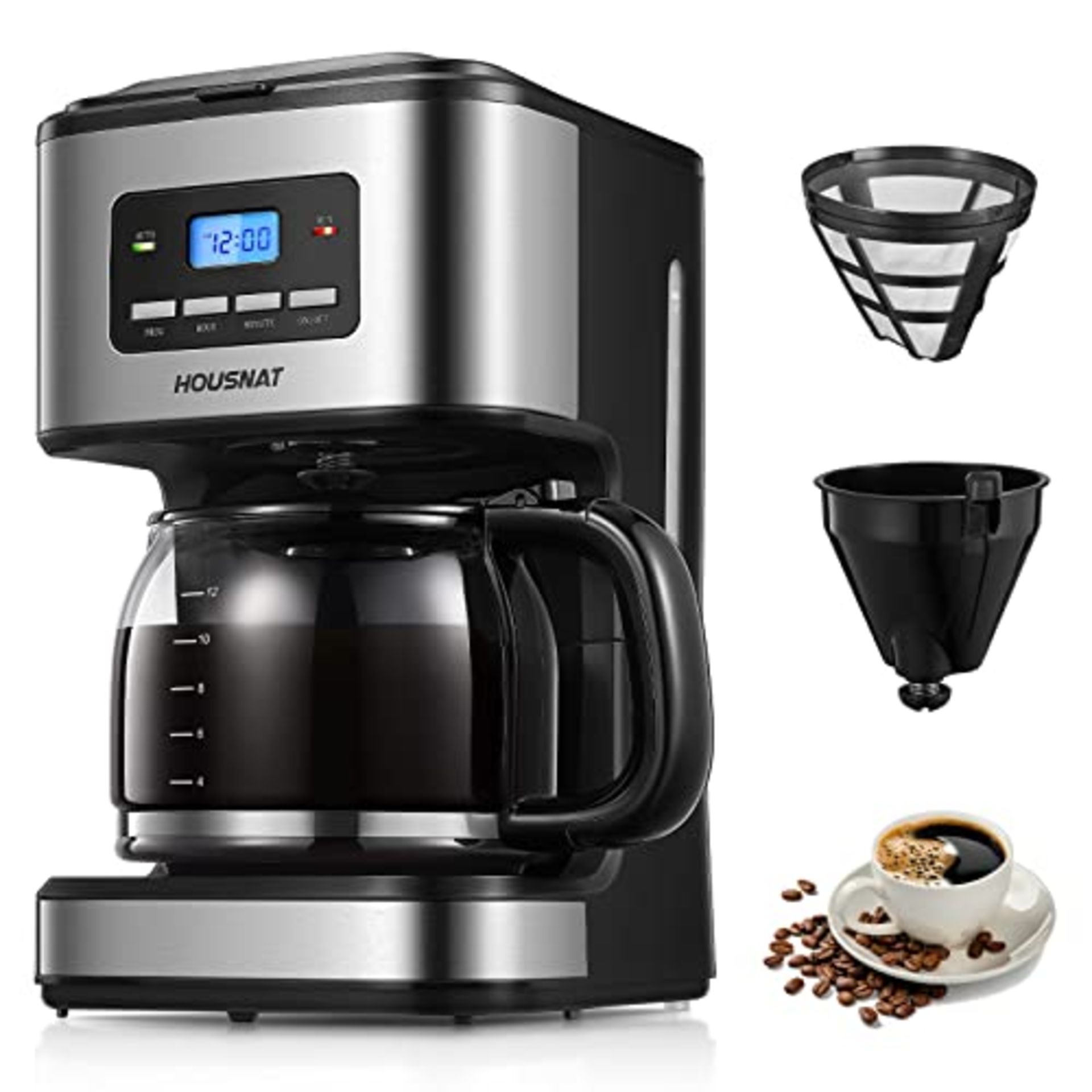 RRP £36.59 HOUSNAT Filter Coffee Machine