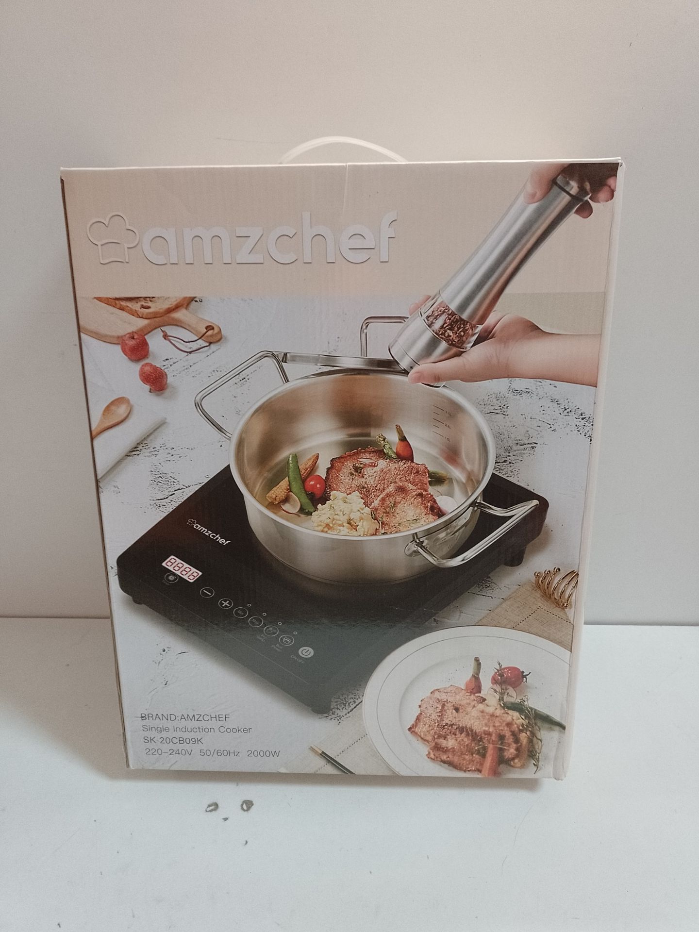 RRP £49.07 AMZCHEF Single Induction Hob - Image 2 of 2