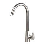 RRP £29.67 Kitchen Sink Mixer Tap Stainless Steel Brushed Nickel