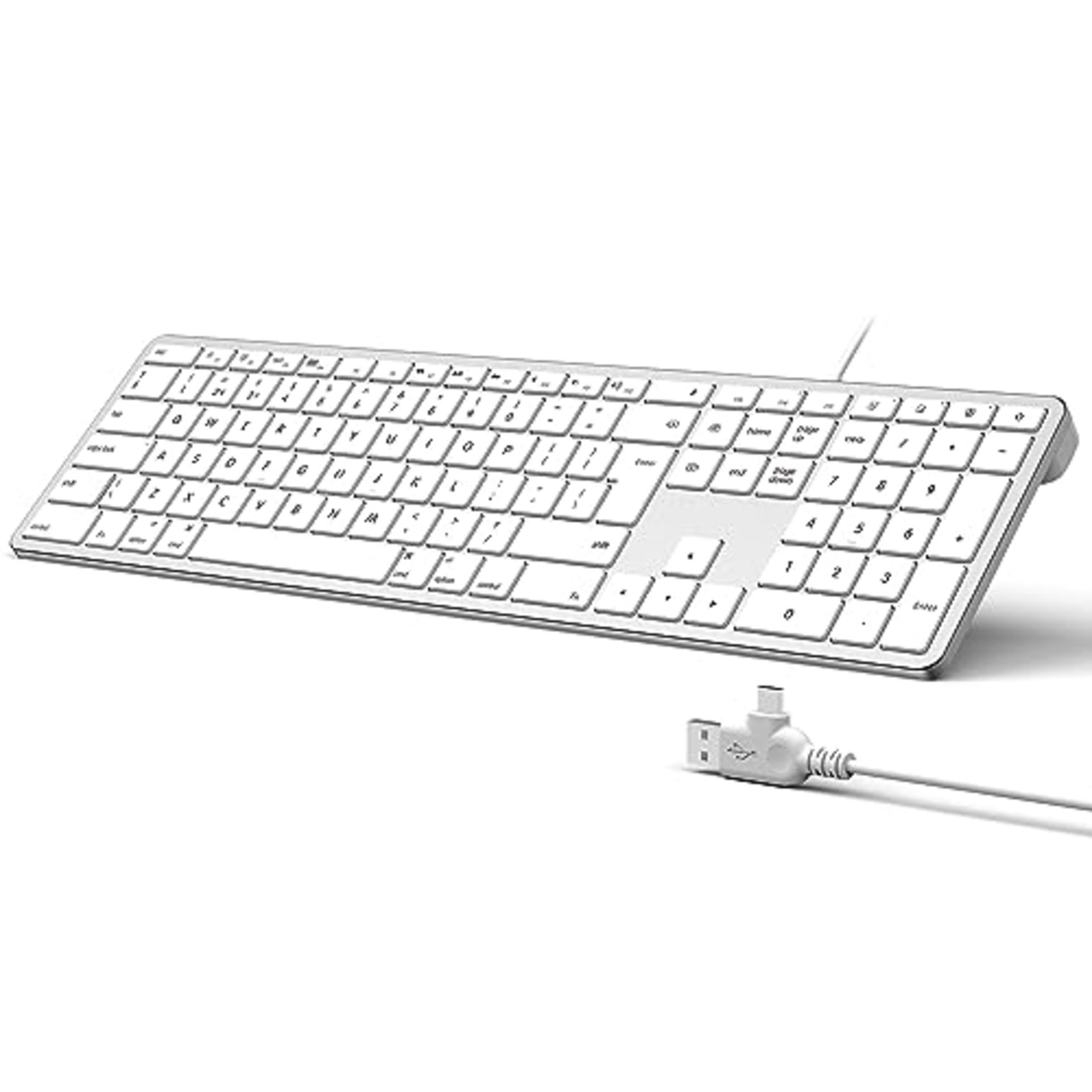 RRP £30.81 Seenda Wired Keyboard for Mac OS