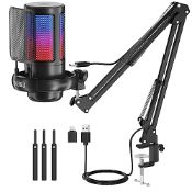 RRP £49.18 NJSJ USB Gaming Microphone Kit for PC