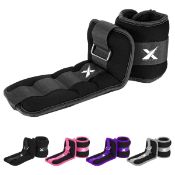 RRP £20.54 Xn8 Neoprene Ankle Weights Strap 0.5kg-3kg Pair Legs