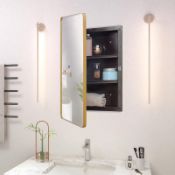 RRP £95.83 Fundin Plastic Mirror Cabinet