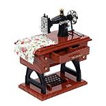 RRP £16.41 Kitchnexus Vintage Music Box Mini Sewing Machine Mechanical