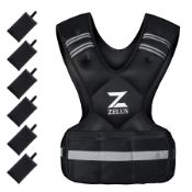 RRP £59.35 ZELUS Weighted Vest for Men and Women