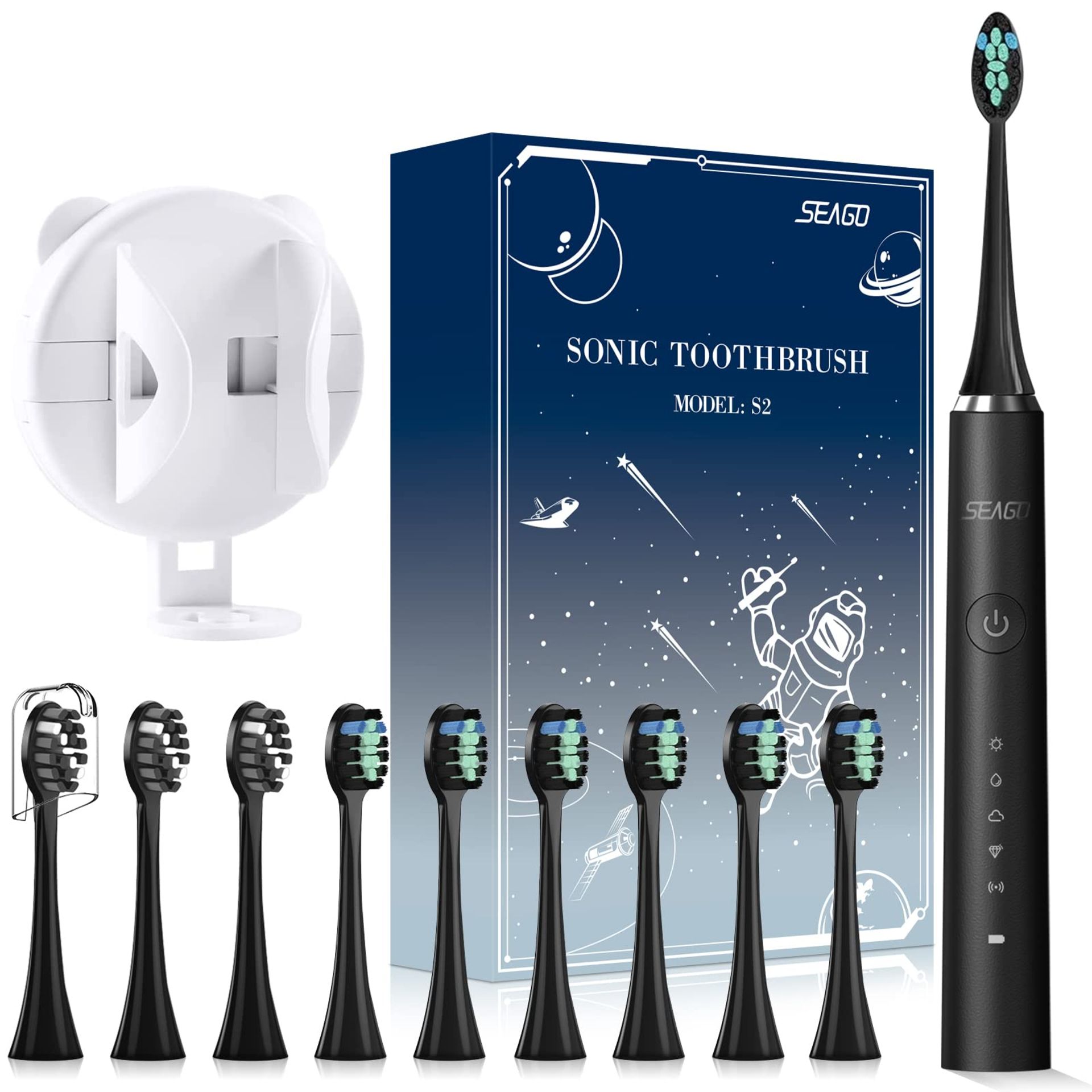 RRP £23.59 SEAGO S2 Electric Toothbrushes Kids 10+ Years and Adults