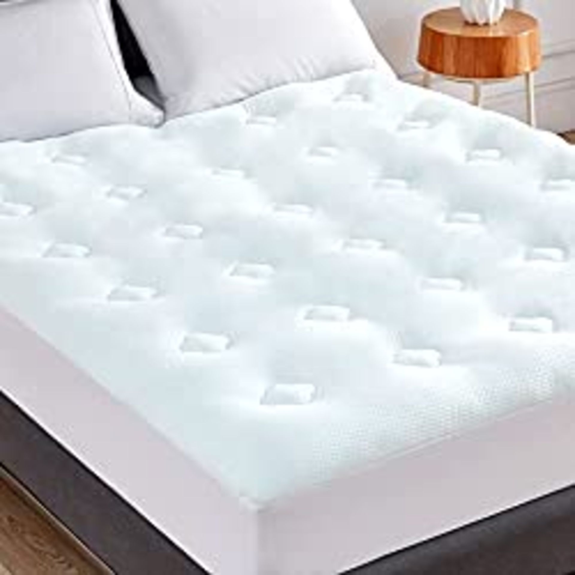 RRP £47.54 Hansleep Memory Foam Mattress Topper Kingsize Bed
