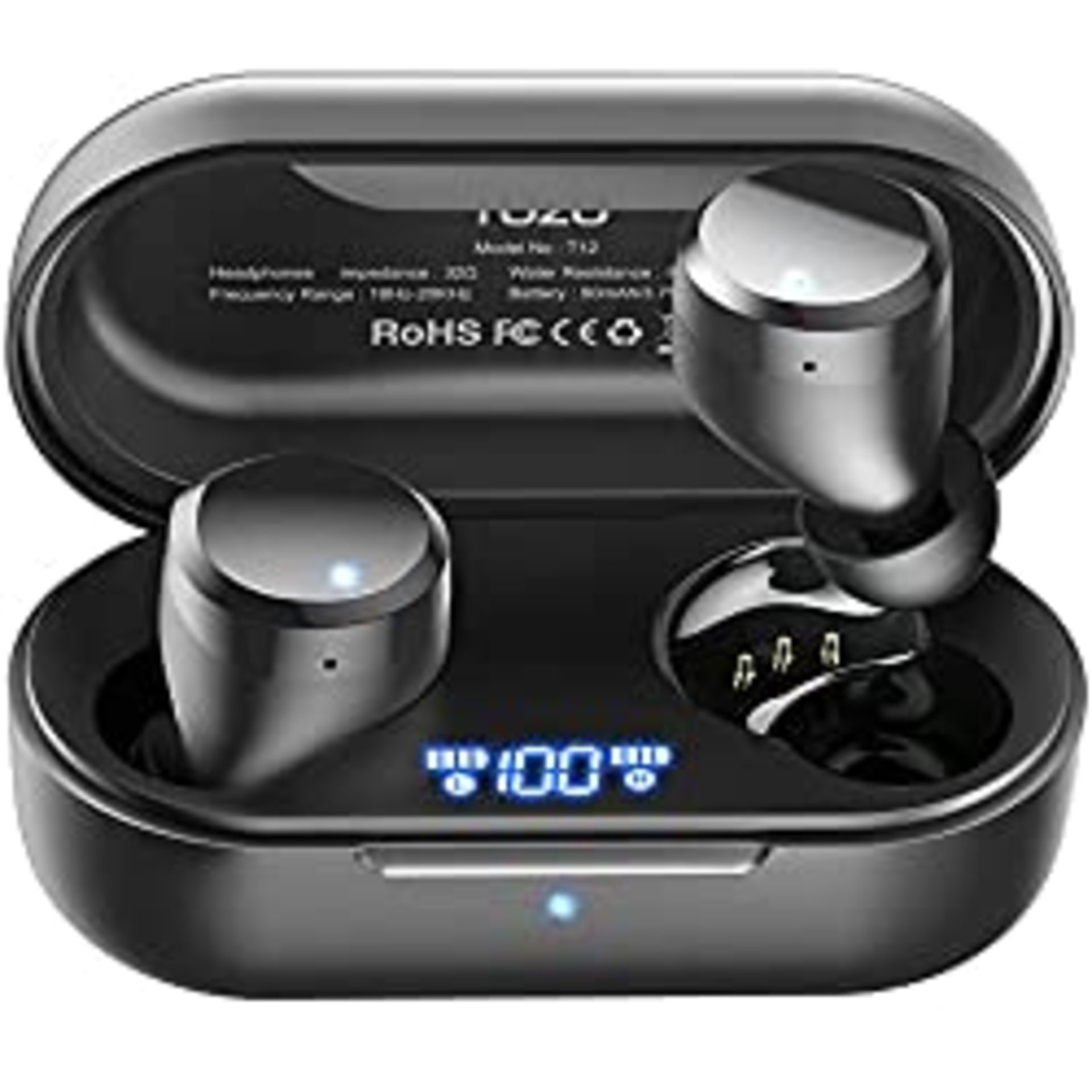 RRP £32.20 TOZO T12 2022 Wireless Earbuds Bluetooth 5.3 Headphones