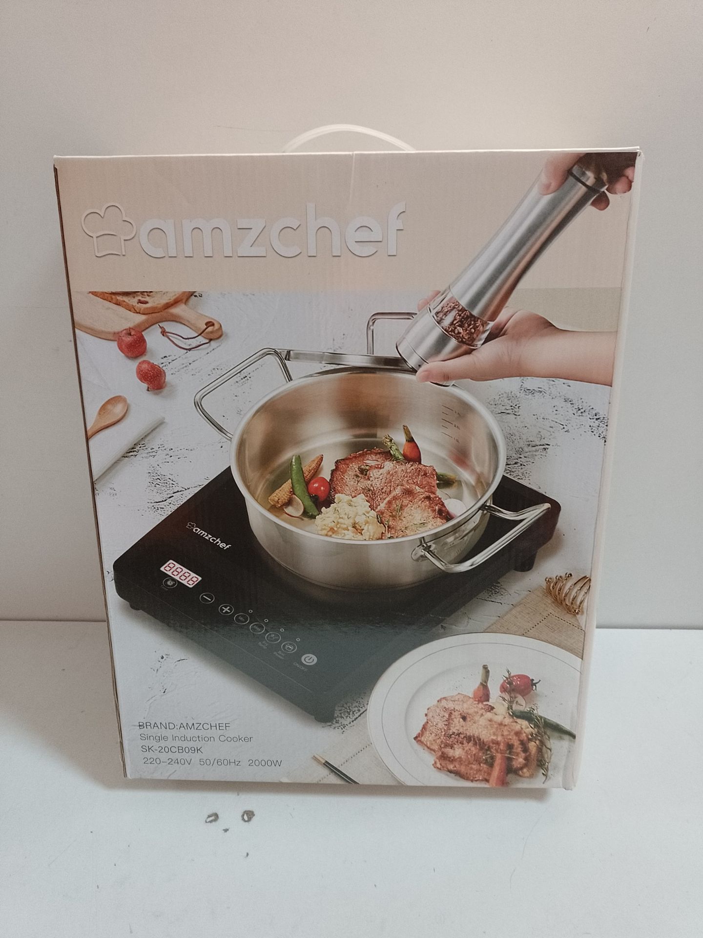 RRP £49.07 AMZCHEF Single Induction Hob - Image 2 of 2