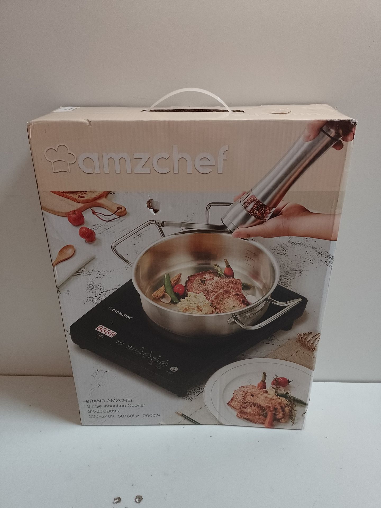 RRP £49.07 AMZCHEF Single Induction Hob - Image 2 of 2