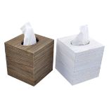 RRP £29.67 Spiretro Set of 2 Square Tissue Box Cover