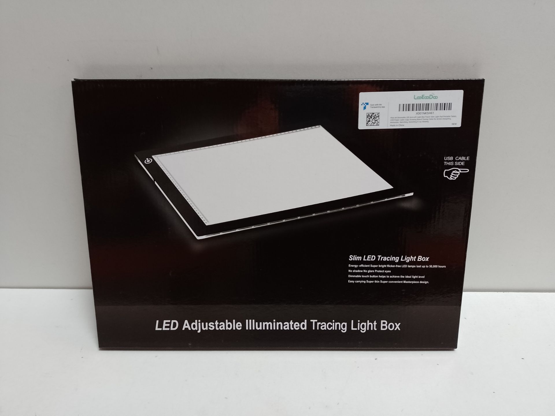 RRP £22.32 Pink A4 Dimmable LED Artcraft Light Box Tracer Slim Light Pad Portable Tablet - Image 2 of 2