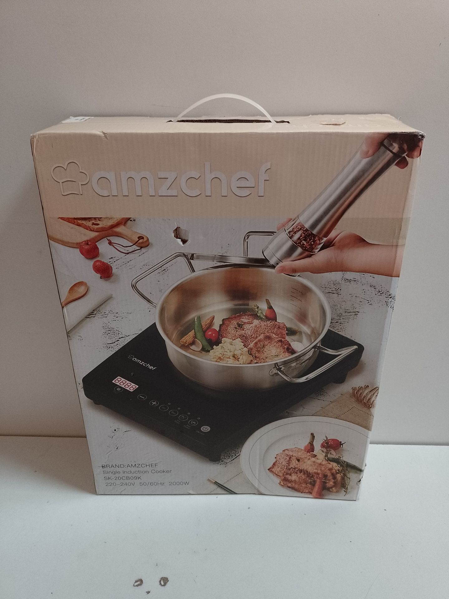 RRP £49.07 AMZCHEF Single Induction Hob - Image 2 of 2