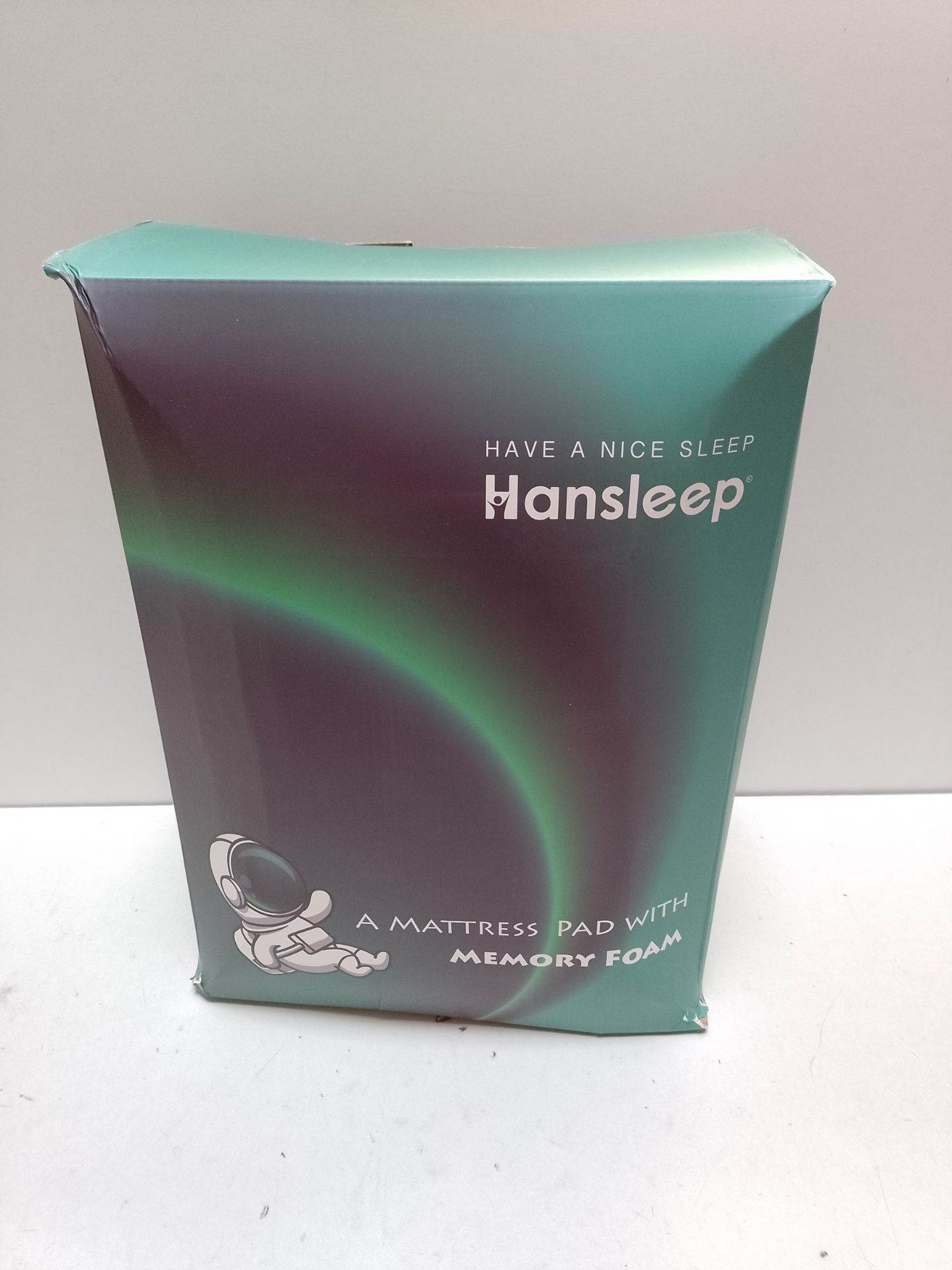 RRP £47.54 Hansleep Memory Foam Mattress Topper Kingsize Bed - Image 2 of 2