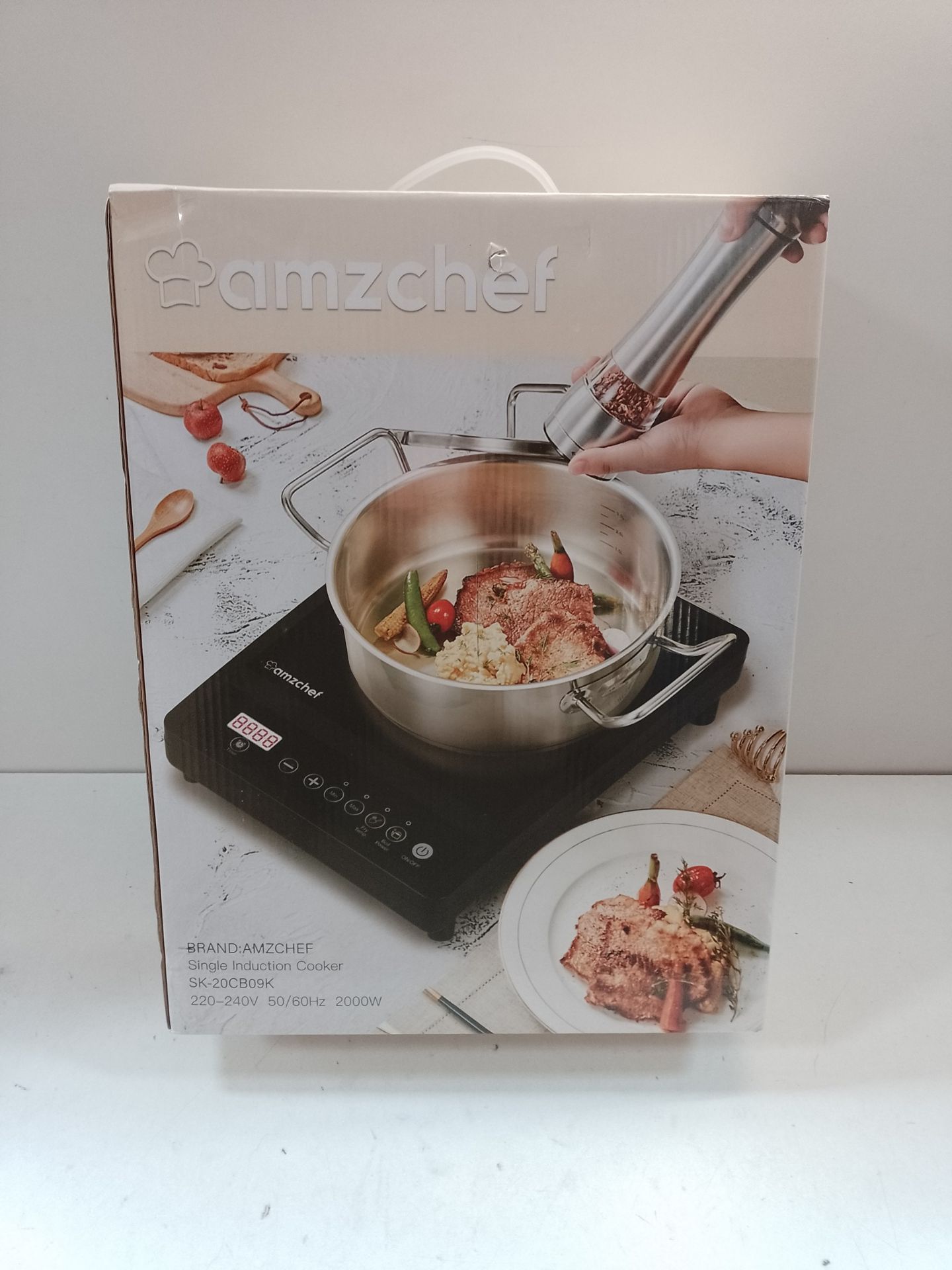 RRP £49.07 AMZCHEF Single Induction Hob - Image 2 of 2