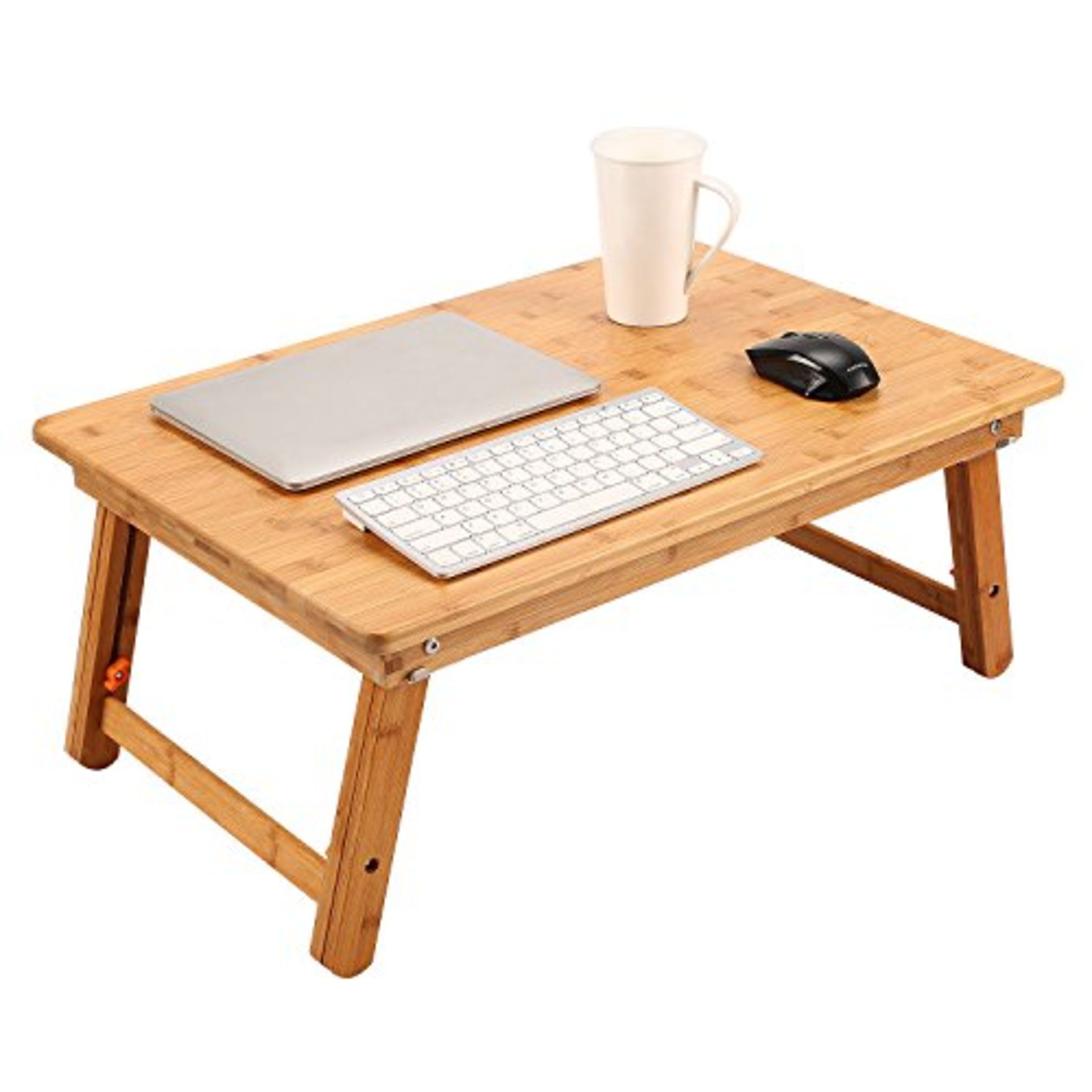 RRP £75.21 Large Laptop Tray Desk Nnewvante 65x45cm Bamboo Floor