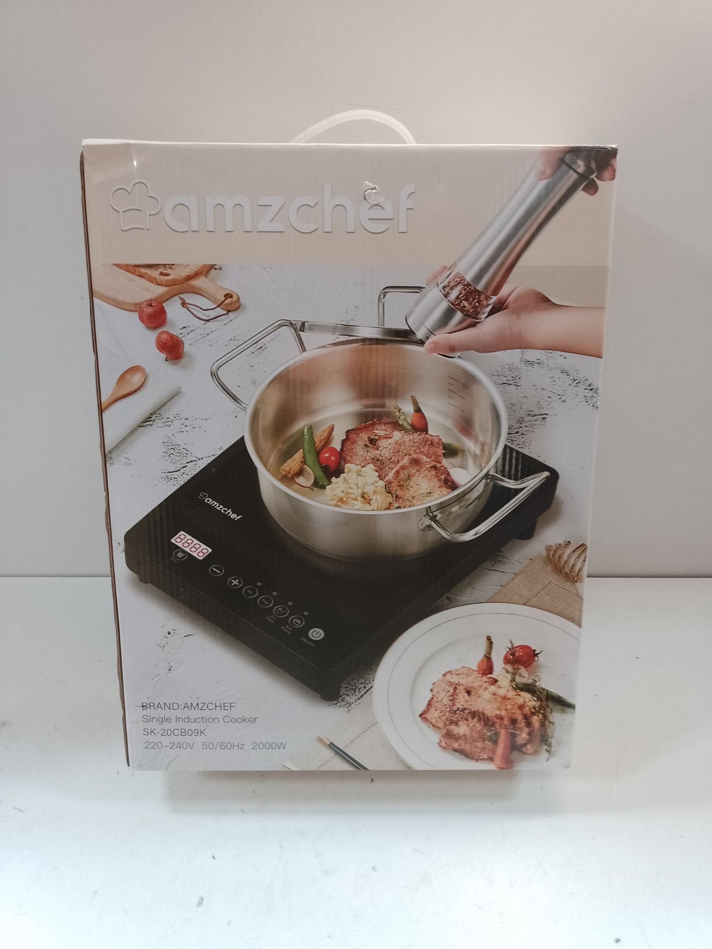 RRP £49.07 AMZCHEF Single Induction Hob - Image 2 of 2