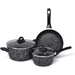 RRP £53.35 Joejis Set of 3 Induction Frying Pan with Cool Touch