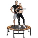 RRP £129.52 CLORIS 48" Foldable Fitness Trampoline - Max Load 450 lb