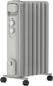 RRP £44.66 RWFlame Oil Filled Radiator 1500W with 3 Power settings