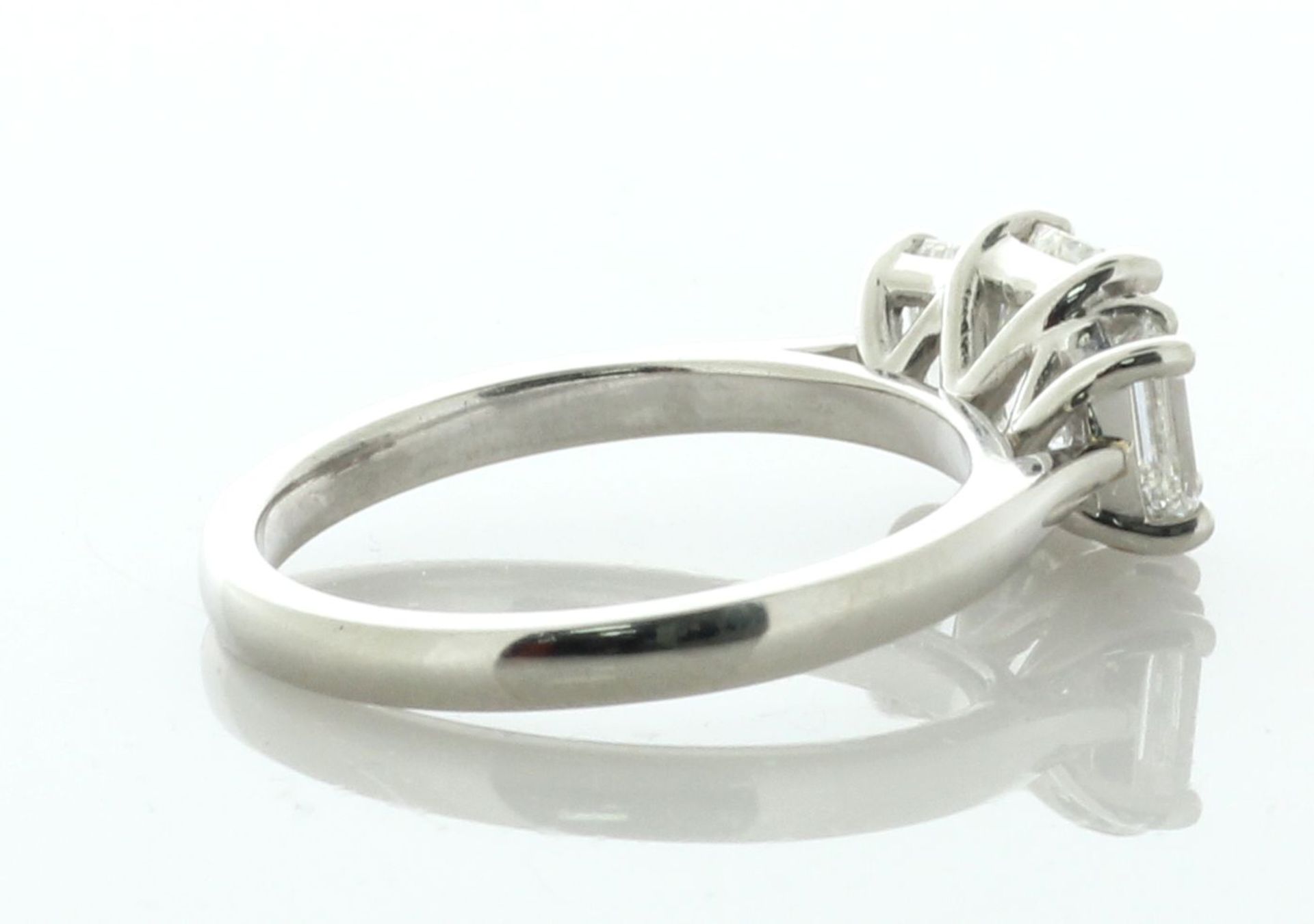 Platinum Three Stone Claw Set Diamond Ring (1.11) 1.91 Carats - Valued By GIE £77,010.00 - This - Image 3 of 5