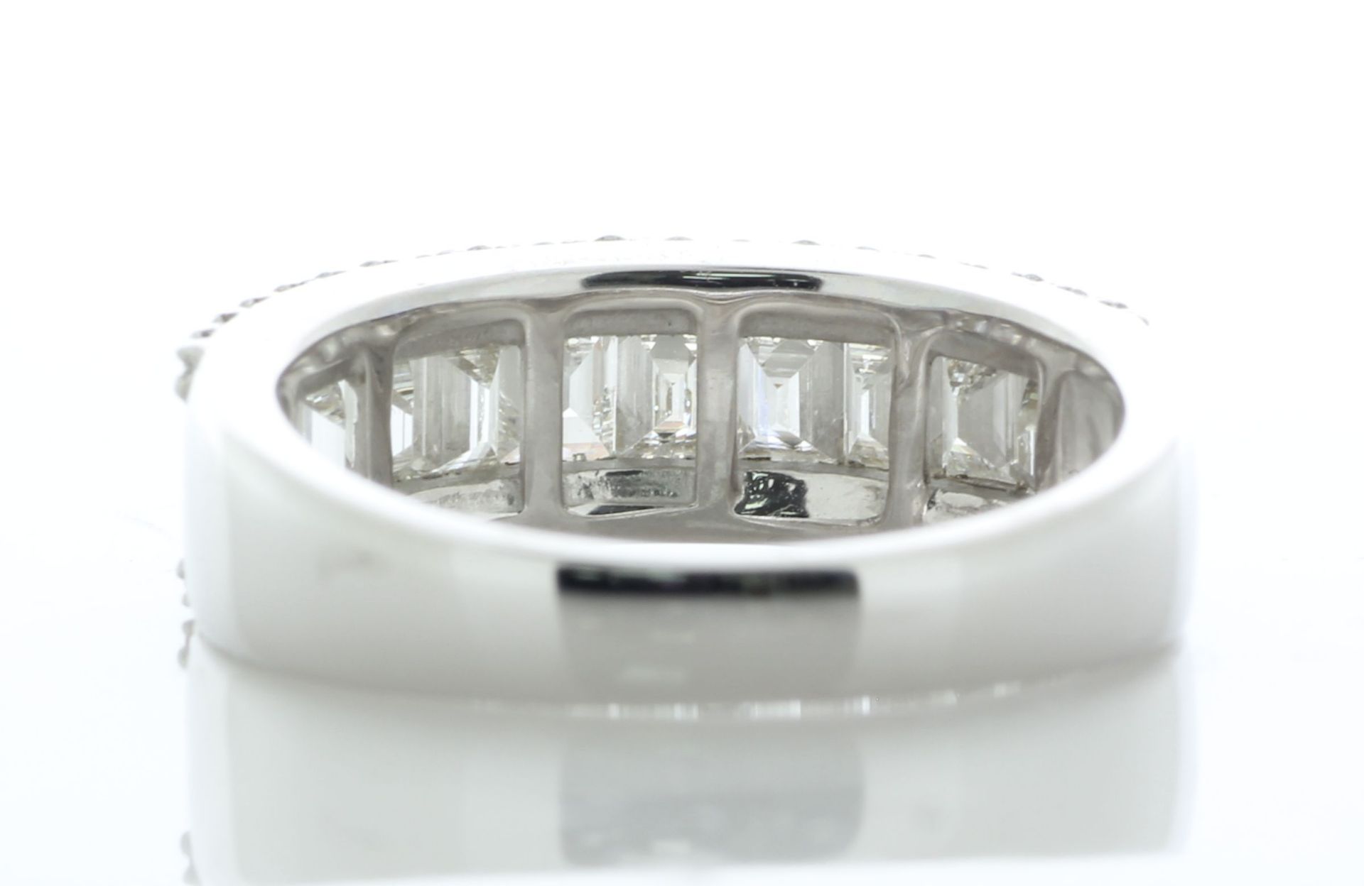 18ct White Gold Channel Set Semi Eternity Diamond Ring 1.37 Carats - Valued By IDI £10,265.00 - - Image 4 of 5
