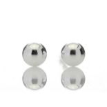 Sterling Silver Ball Stud Earring 3mm - Sterling silver stud earrings 3mm. - 4299001