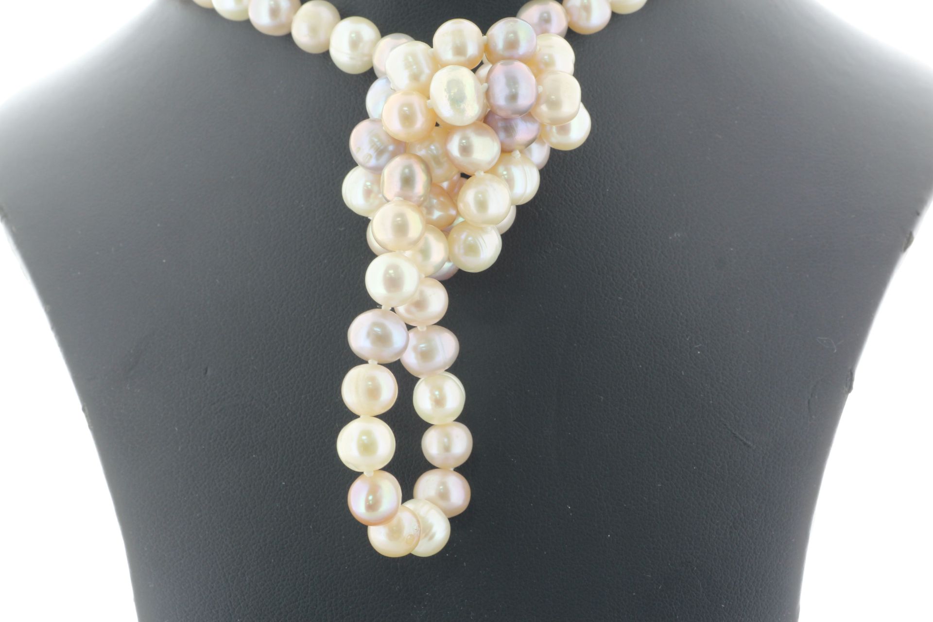 36 Inch Freshwater Cultured 7.0 - 7.5mm Pearl Necklace - Valued By AGI £340.00 - 7.0 - 7.5mm - Image 4 of 5