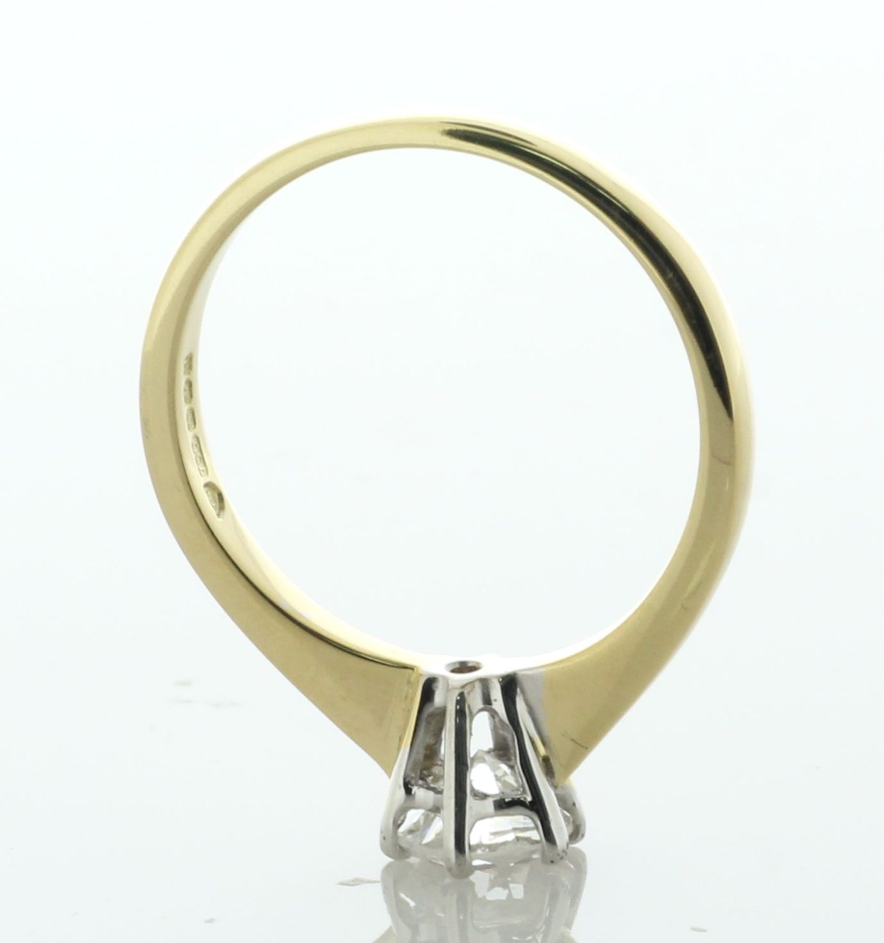 18ct Yellow Gold Single Stone Six Claw Set Diamond Ring 0.79 Carats - Valued By IDI £6,680.00 - - Image 5 of 6