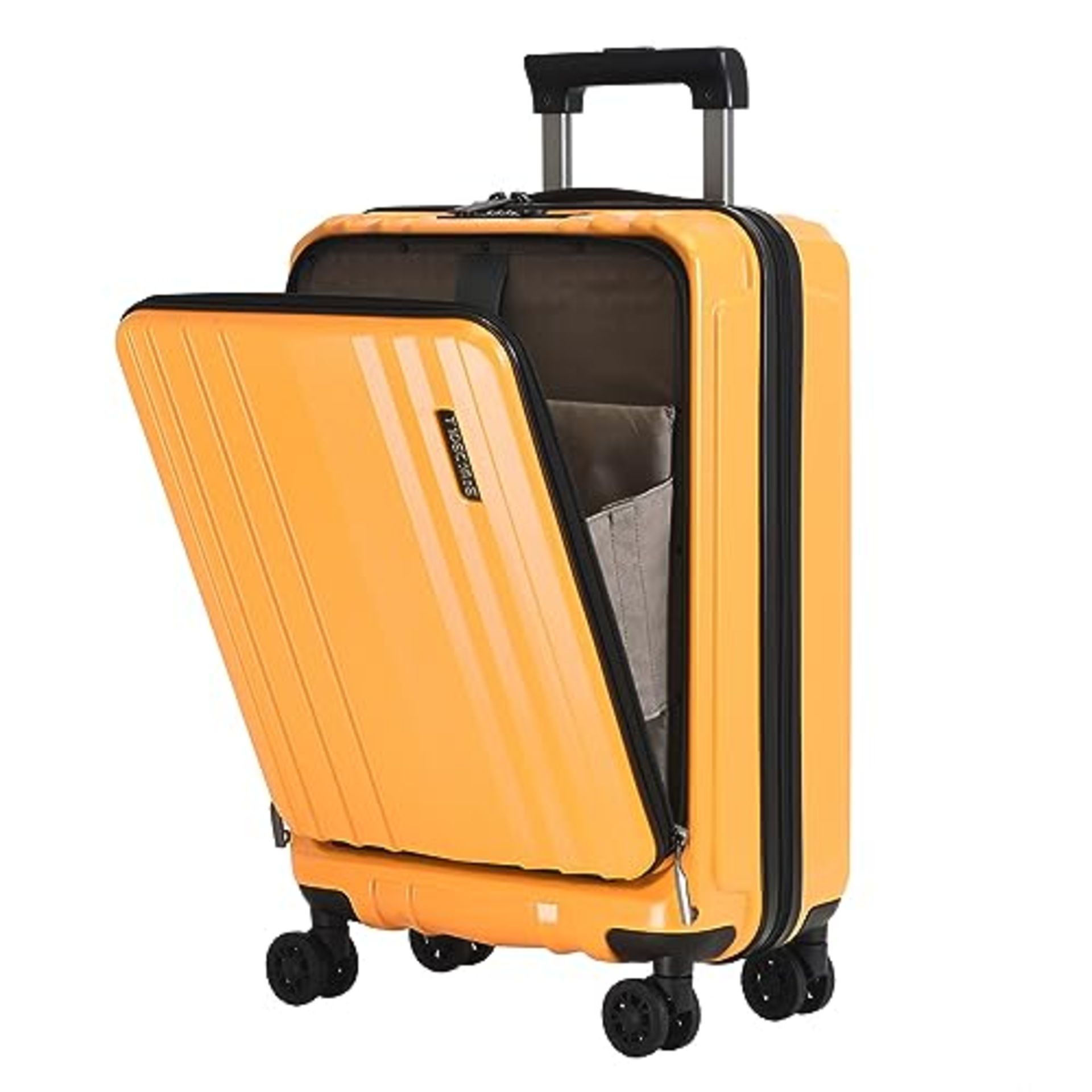RRP £106.16 TydeCkare Carry On 55x35x23cm Luggage with Front Pocket for 15.6" Laptop