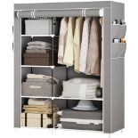 RRP £34.24 SMILOVII Canvas Wardrobe for Bedroom