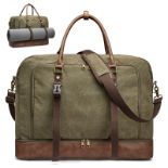 RRP £43.25 S-ZONE 50L Travel Duffel Bag Duffle Bag for Men Weekender