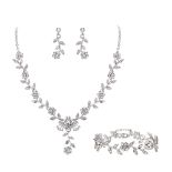 RRP £34.24 Clearine Women's Wedding Jewellery Set for Party Prom