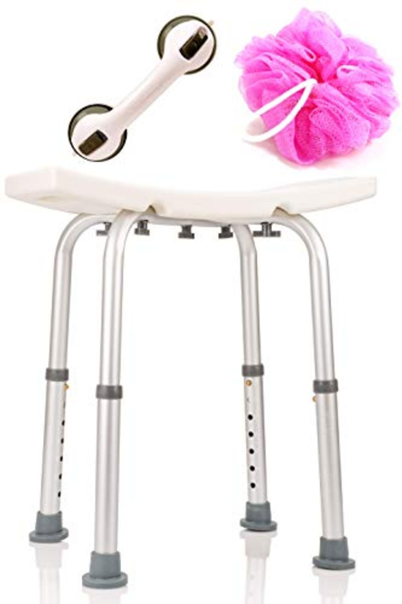 RRP £45.65 Dr. Maya Adjustable Bath and Shower Chair with Free