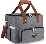 RRP £22.82 Pynhoklm 25L Insulated Lunch Bag Cooler Bag Foldable