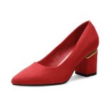 RRP £32.78 DREAM PAIRS Women's Block Heel Smart Comfort Padded Court Shoes SDPU2226W-E