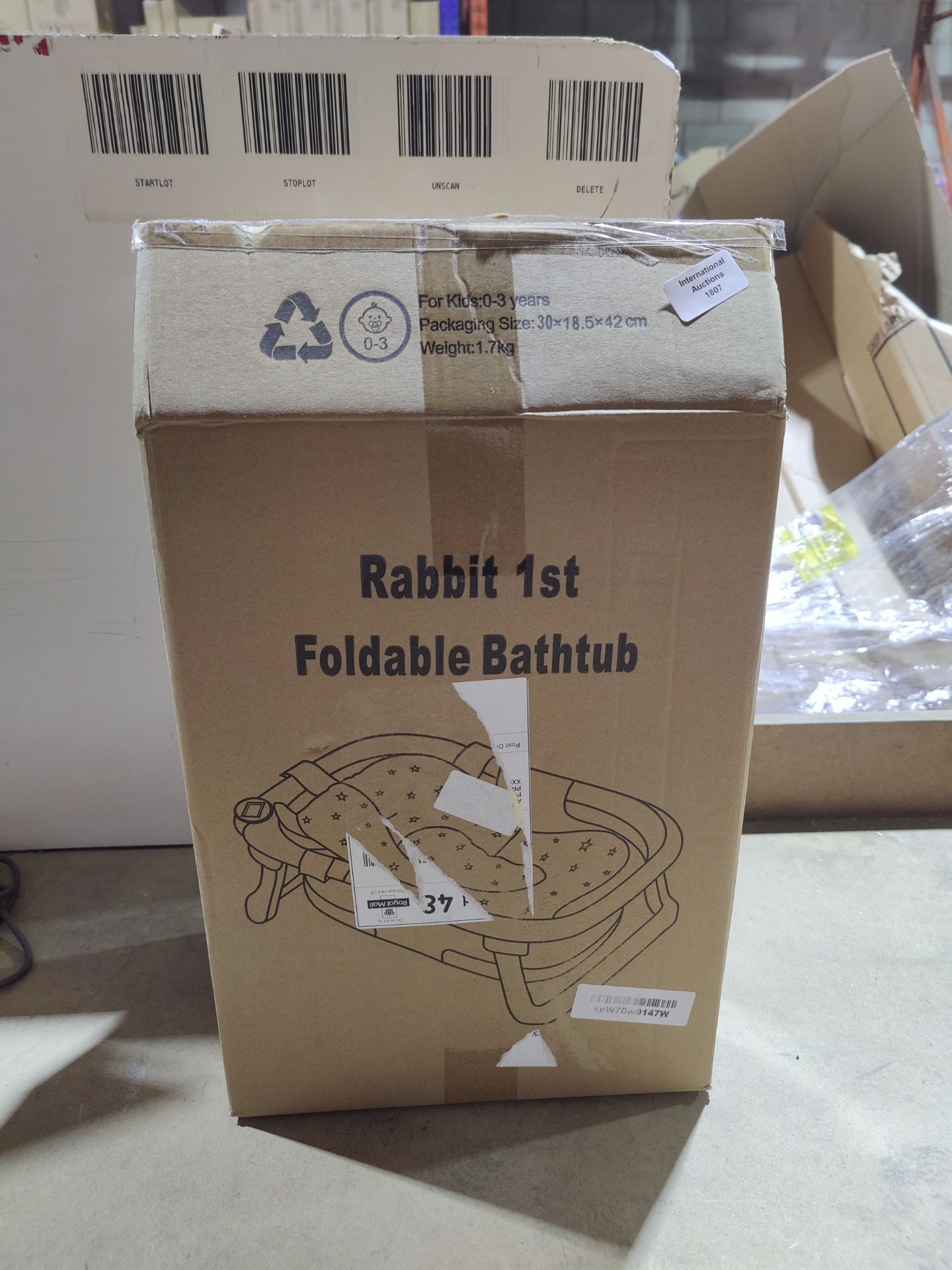 RRP £42.22 Rabb 1st Baby Bathtub Foldable Baby Bath Essentials - Image 2 of 2