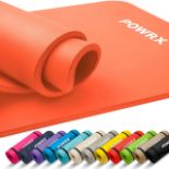 RRP £30.35 POWRX Exercise mat | Yoga mat Premium incl. carrying