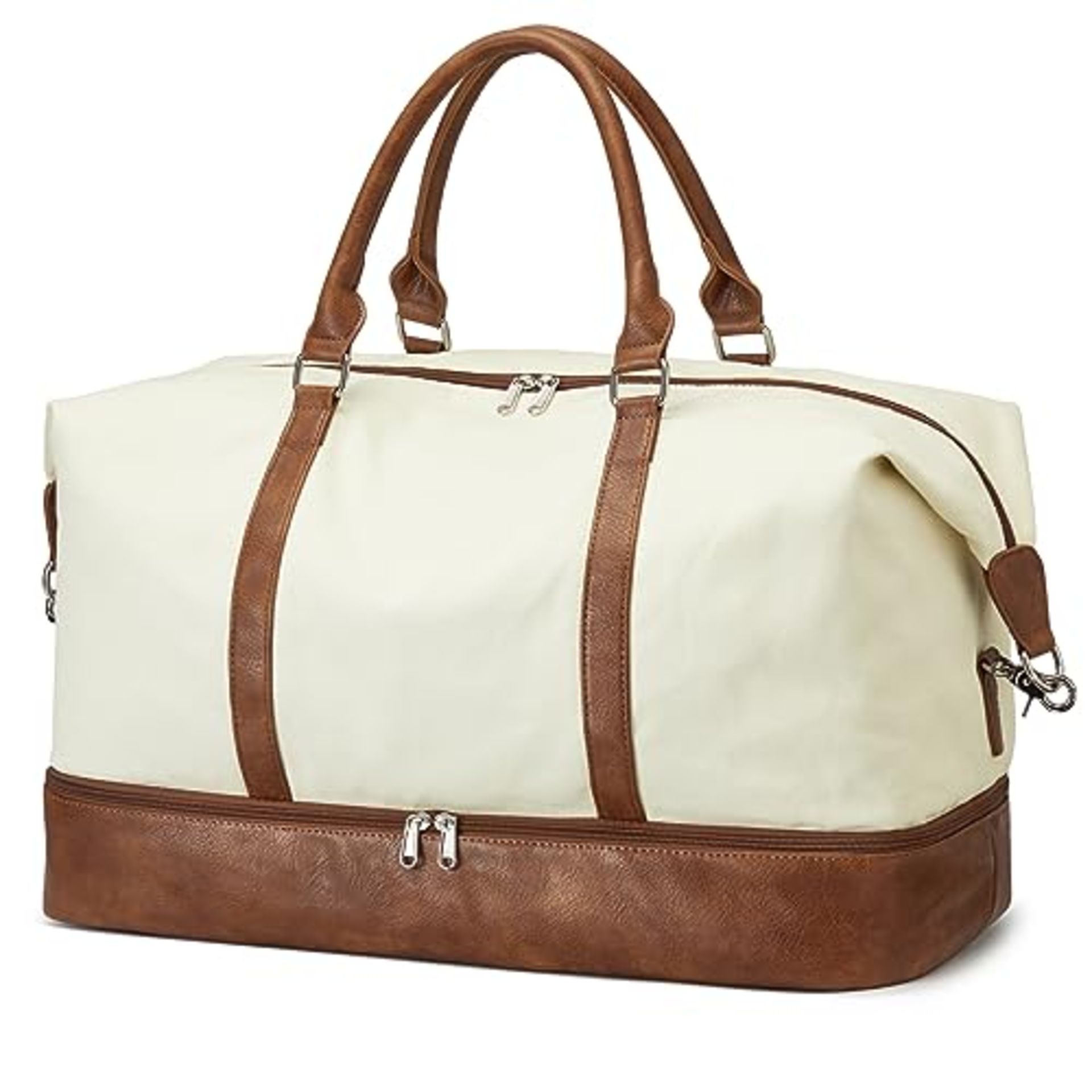 RRP £29.66 S-ZONE Weekender Bag for Women Large Overnight Bag