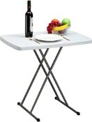 RRP £42.22 HollyHOME Folding Table Camping Table 2.5FT/76cm