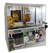 RRP £125.56 PC3721 1 Clear Acrylic Funko Pop Display Case with