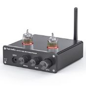 RRP £75.87 Fosi Audio BOX X3 5654W Tube Phono Preamp Turntable