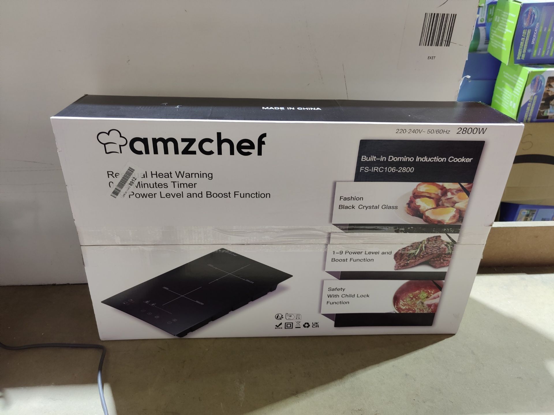 RRP £97.02 AMZCHEF Domino Plug In Induction Hob - Image 2 of 2