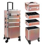 RRP £93.98 EBANKU EBANKU 4 in 1 Professional Makeup Train Case