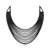 RRP £22.82 Ever Faith Multi Layered Chunky Collar Necklace