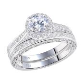 RRP £48.00 SHELOVES 925 Sterling Silver Wedding Rings for Women