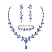 RRP £28.52 Ever Faith Marquise Crystal Party Jewelry Set for Bride